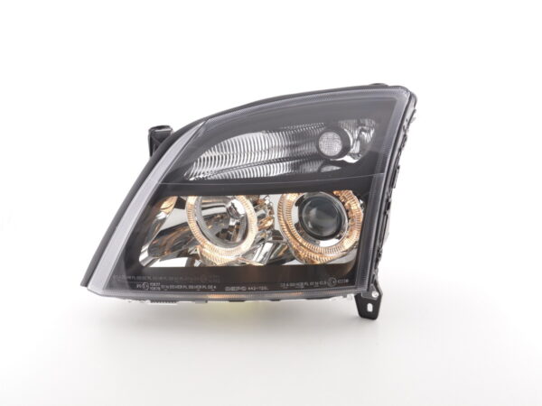 Scheinwerfer Set Angel Eyes Opel Vectra C  02-04 schwarz – Bild 2