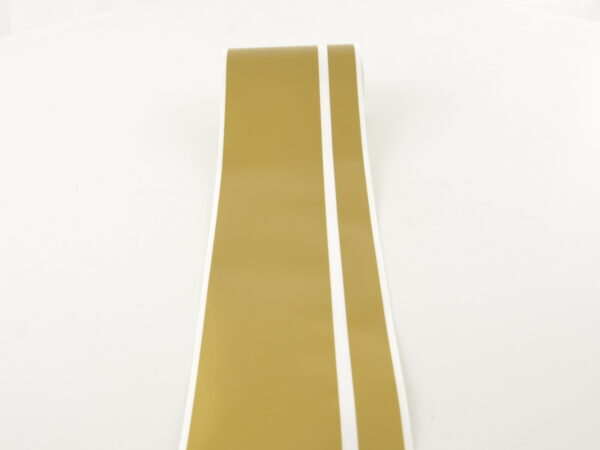Auto Folie Rallye Streifen gold selbstklebend 1 Rolle = 10/3cm x 350cm – Bild 2