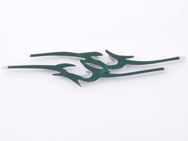Aufkleber Chrom 3D Car Logo Motiv Tribal III 135x30 mm chrom – Bild 8