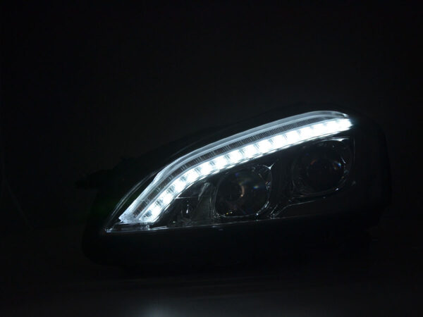 Scheinwerfer Set Daylight LED TFL-Optik Mercedes-Benz S-Klasse (221)  05-09 chrom – Bild 4