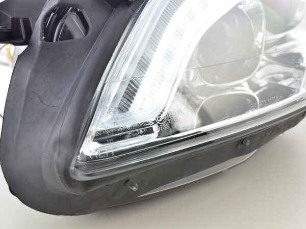 Scheinwerfer Set Daylight LED TFL-Optik Mercedes-Benz S-Klasse (221)  05-09 chrom – Bild 5