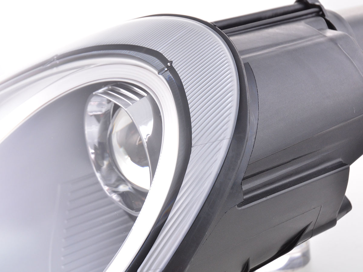 Scheinwerfer Set Daylight LED TFL-Optik Porsche Boxster (987)  04-08 silber