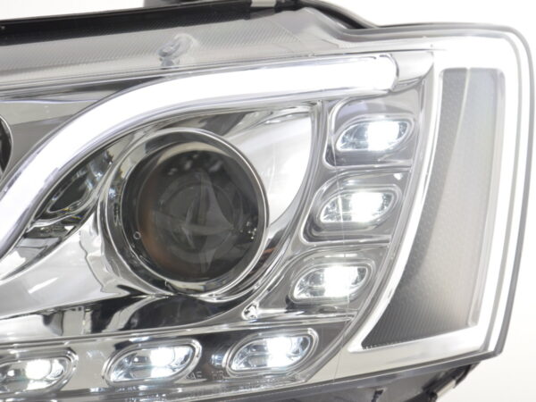 Scheinwerfer Set Daylight LED Tagfahrlicht VW Jetta 6  ab 2011 chrom – Bild 4