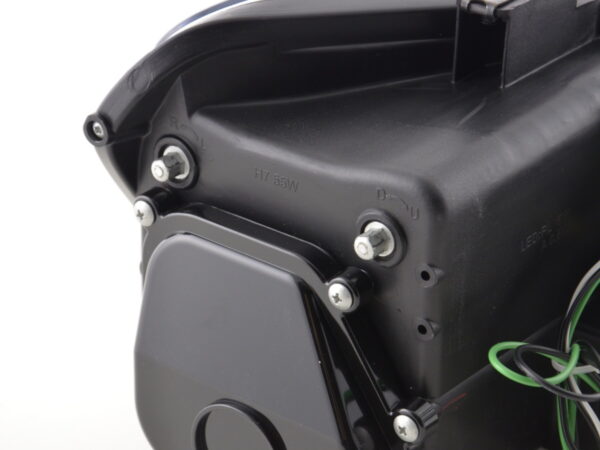 Scheinwerfer Set Daylight LED TFL-Optik VW Polo Typ 6R 2010- chrom für Rechtslenker