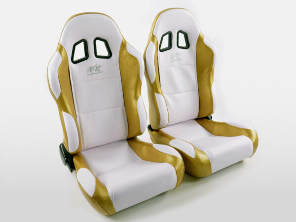 FK Sportsitze Auto Halbschalensitze Set Miami in Motorsport-Optik – Bild 5
