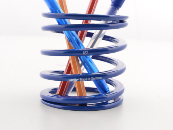 FK Stiftehalter Tieferlegungsfeder Stiftebox Rennsport-Design blau – Bild 7