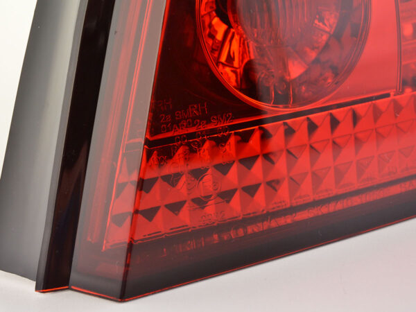 LED Rückleuchten Set BMW 5er E60 Limousine  08-09 rot/schwarz – Bild 2