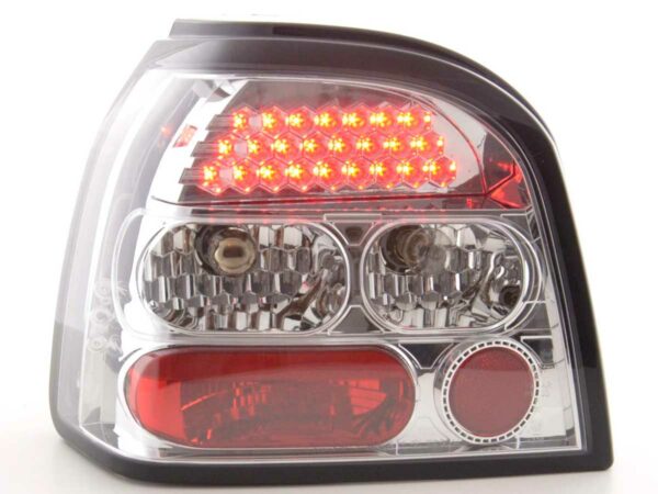 LED Rückleuchten Set VW Golf 3 Typ 1HXO  92-97 chrom