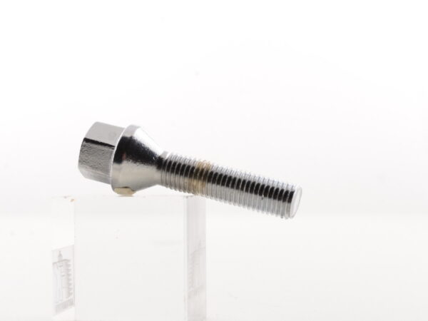 Radschrauben Set (8 Stk.) Schaftlänge 43mm Kegelbund chrom M12x1,5 – Bild 5