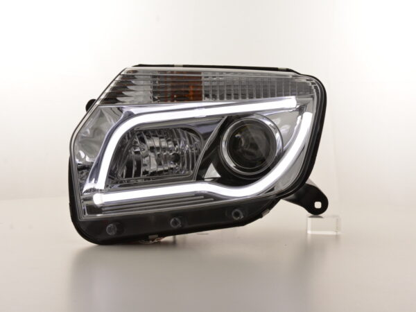 Scheinwerfer Set Daylight LED TFL-Optik Dacia Duster  10-13 chrom – Bild 2