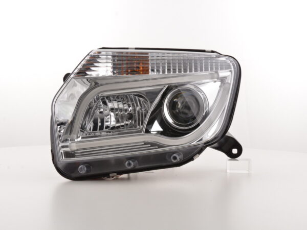 Scheinwerfer Set Daylight LED TFL-Optik Dacia Duster  10-13 chrom – Bild 3
